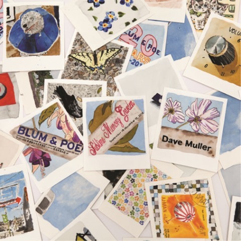 Dave Muller, polaroid drawings, 2014 Dave Muller, polaroid drawings, 2014